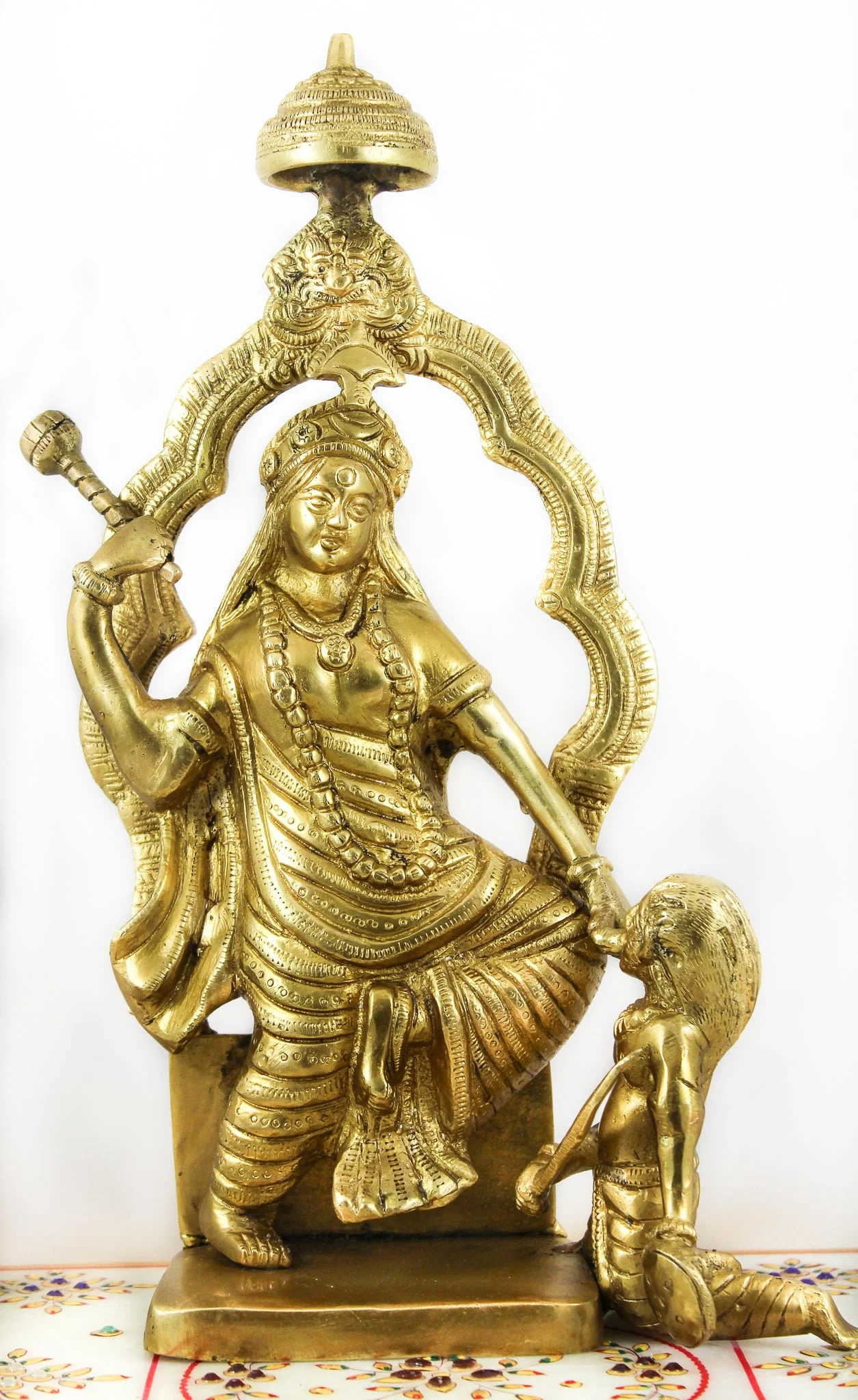  Bagalamukhi Brass Murti 